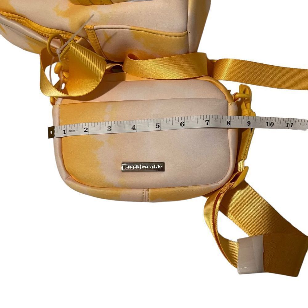 Steve Madden Yellow and White Backpack with Additional Bag - Picture 10 of 10